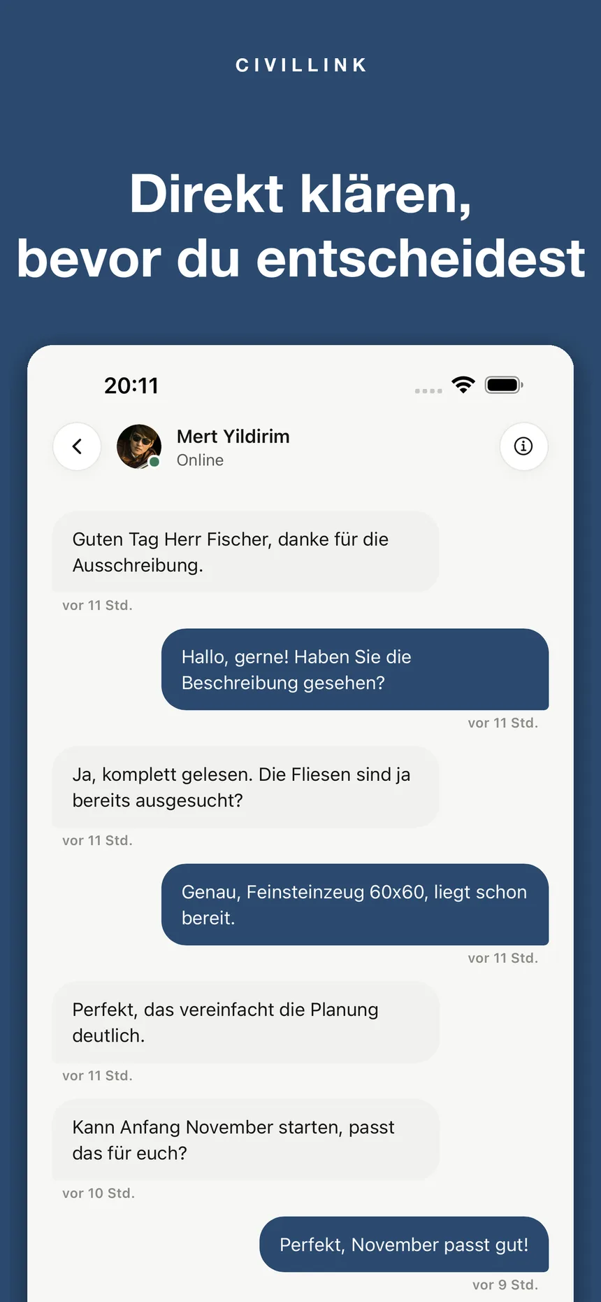 CivilLink Chat